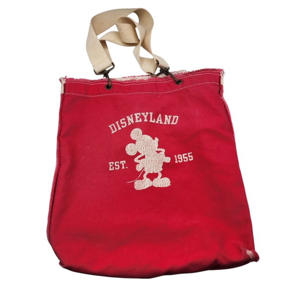 Disneyland Red Tote Bag‎ with Mickey Mouse Design #0003 - Picture 1 of 8